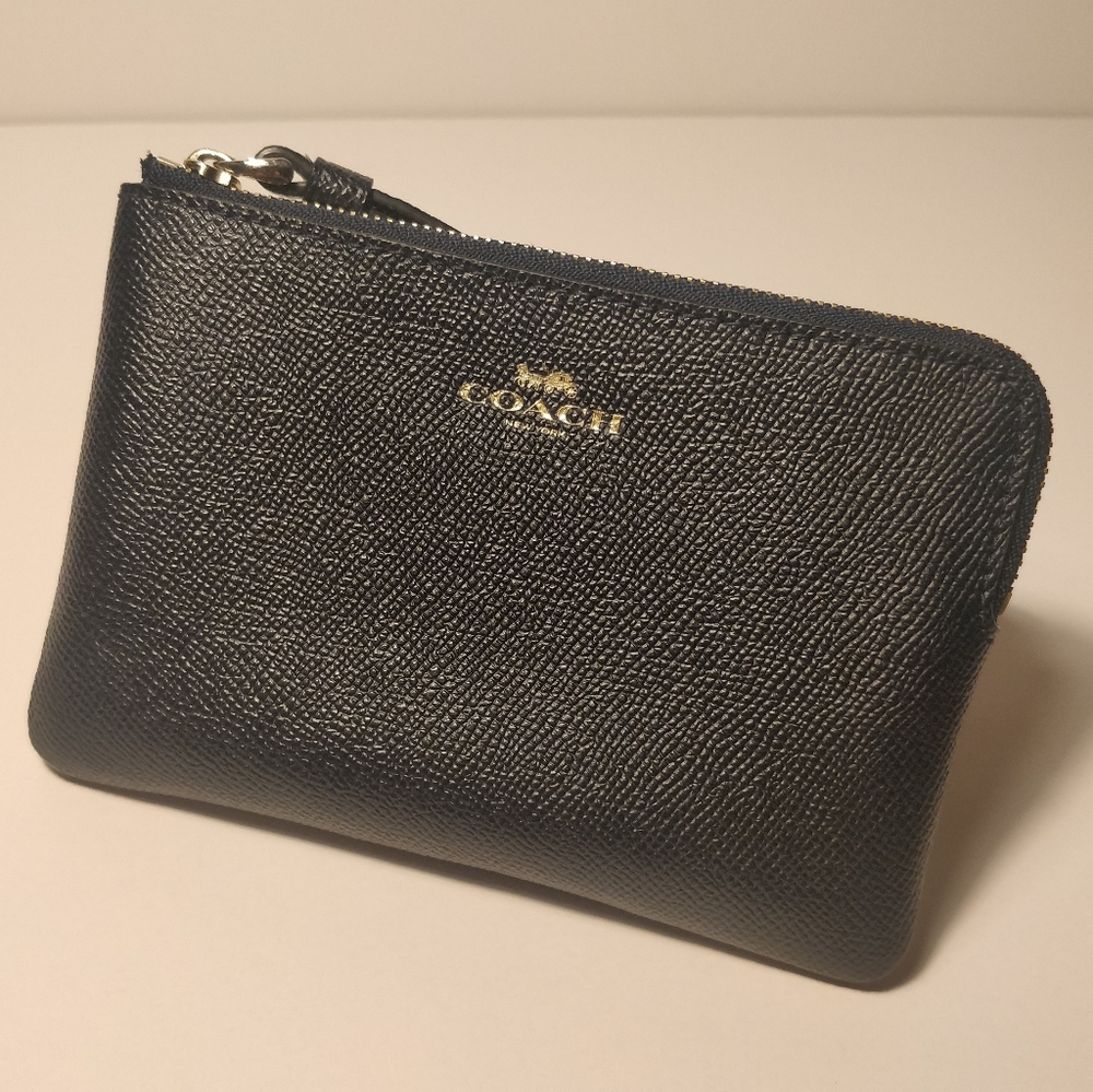 Coach wristlet blue midnight navy